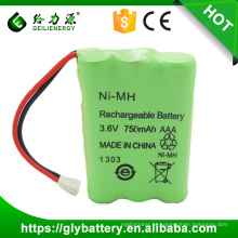 Bateria recarregável 3.6v ni-mh aa 700mah